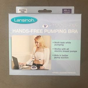 Lasinoh Hands Free Pumping Bra PInk / Neutral